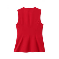 Linda Square-Neck Vest with Pants