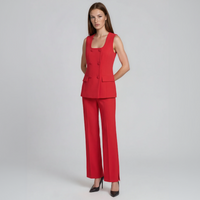 Linda Square-Neck Vest with Pants