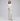 White knit set with a button-front crew-neck cardigan and wide-leg pants, women's soft knit two-piece.