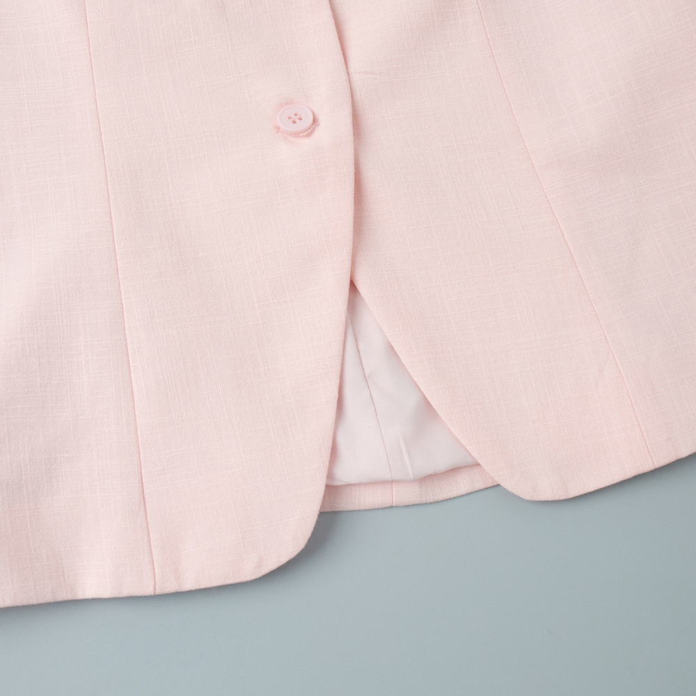 Lauren Linen Vest and Bubble Skirt