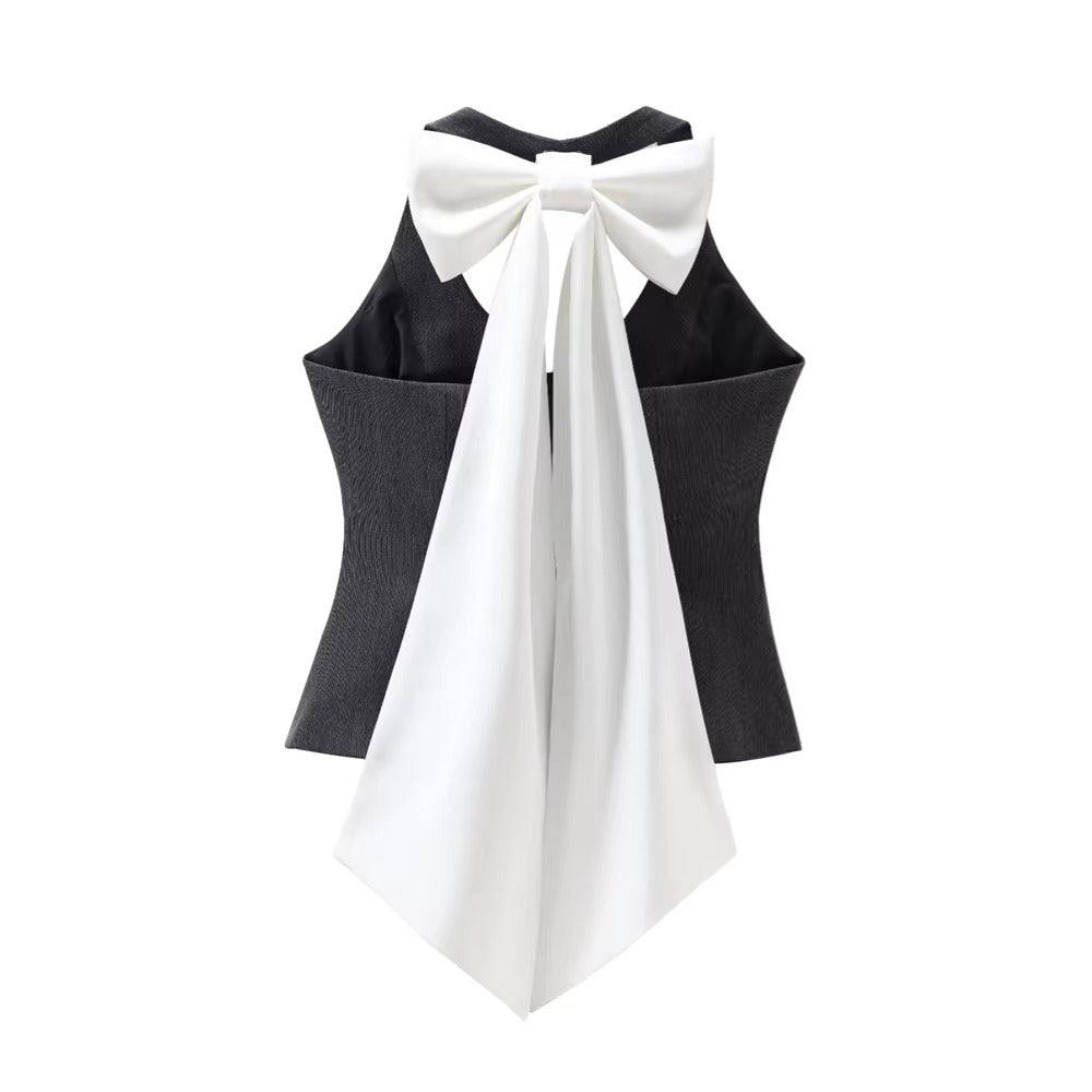 Astrid Halter Neck Bow Top and Skirt