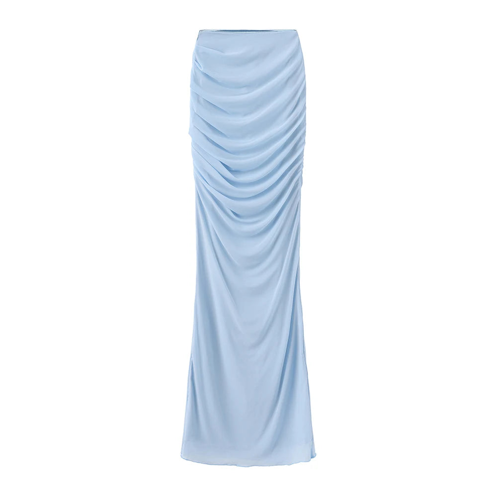 Blair Chiffon Corset Top with Skirt