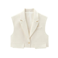 Ava Sleeveless Blazer Vest with Pants