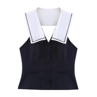 Claudia Collared Top with Skirt