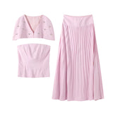 Grace Cape and Embellished Top and Skirt