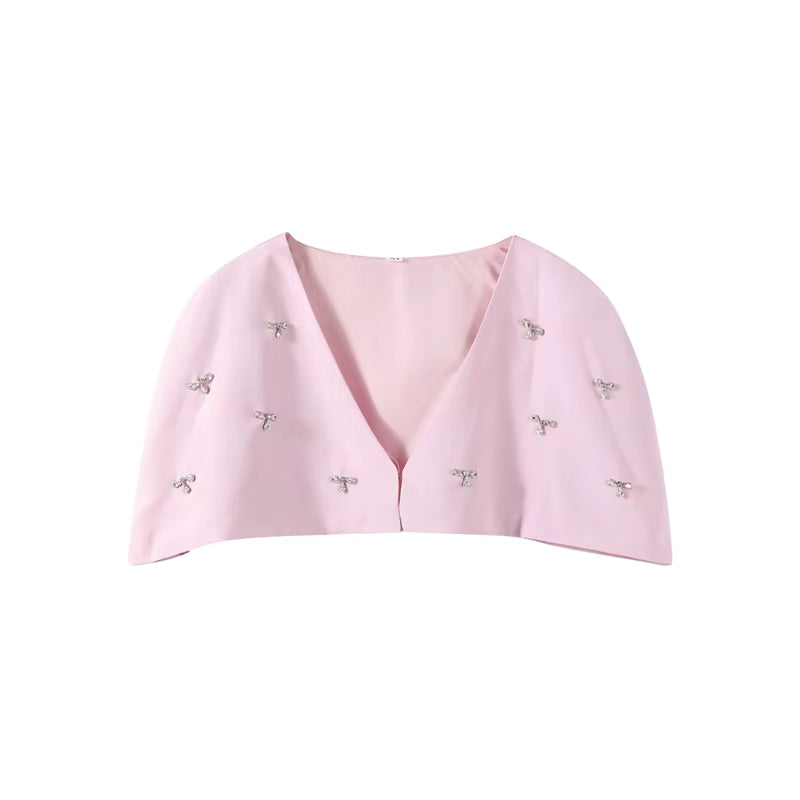 Grace Cape and Embellished Top and Skirt