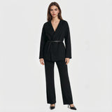 Leighton Soft Drape Knit Top and Pants Set