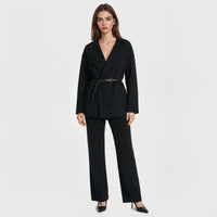 Leighton Soft Drape Knit Top and Pants Set