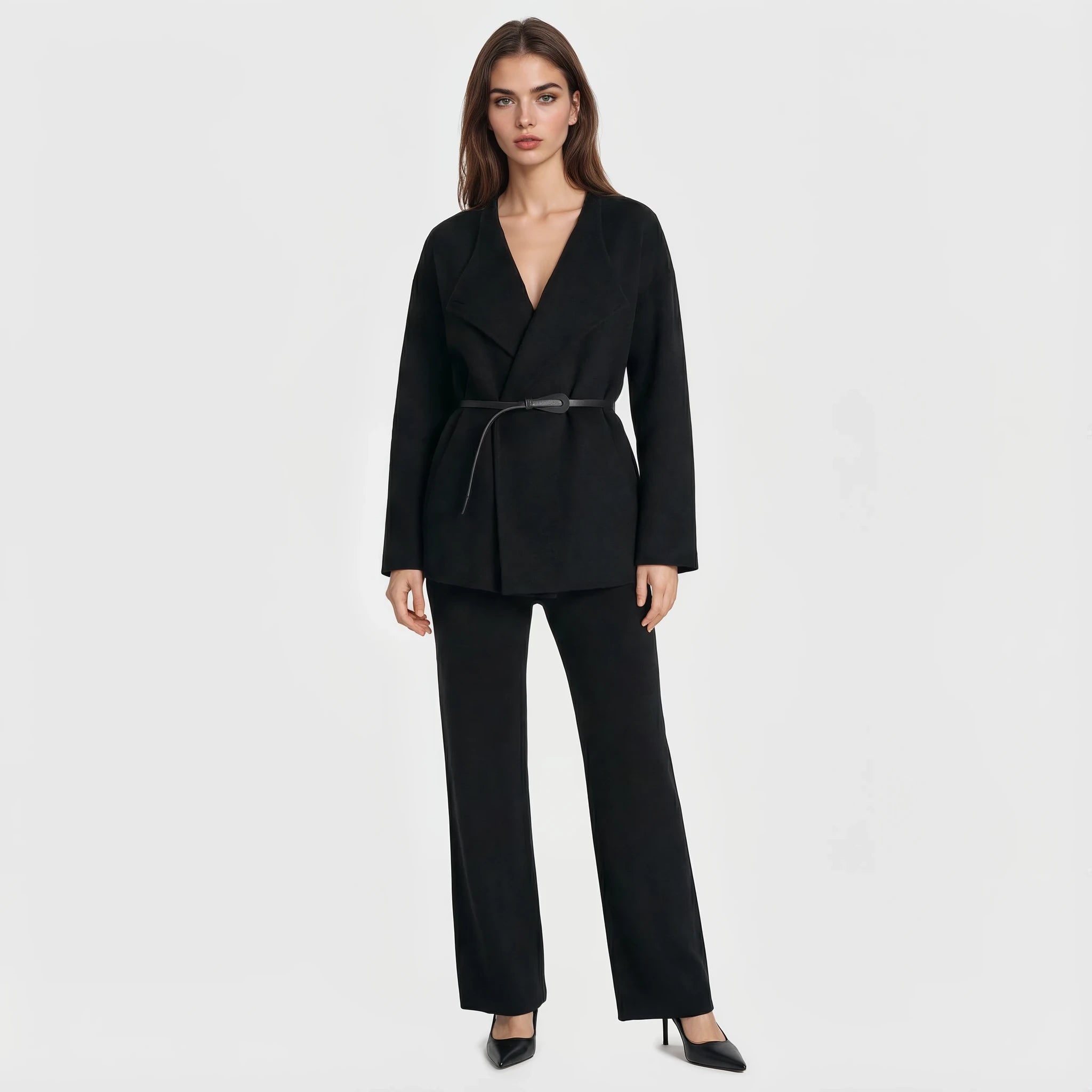 Leighton Soft Drape Knit Top and Pants Set