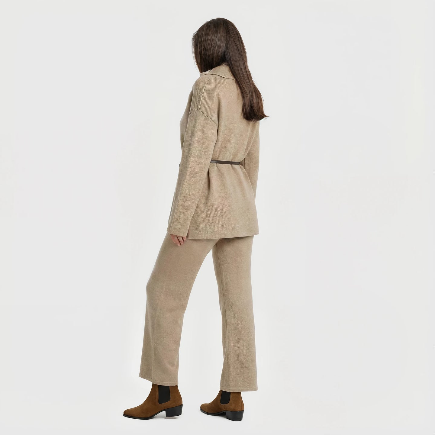 Leighton Soft Drape Knit Top and Pants Set