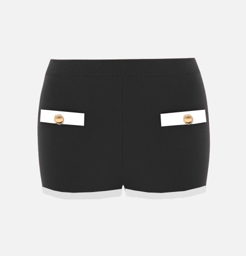 Isla Knit Long Sleeve Top with Shorts