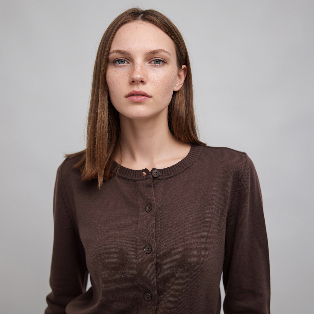 Mia Button Knit Cardigan and Wide-Leg Pants