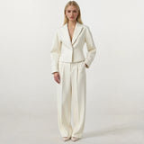 Celine Satin Blazer with Pants