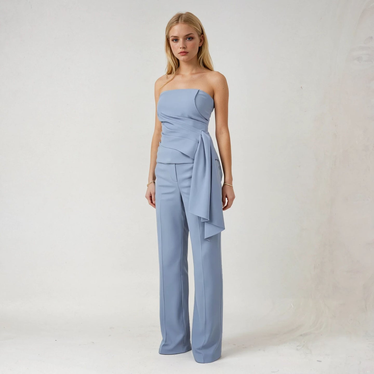 Sylvie Cascading Tube Top with Pants