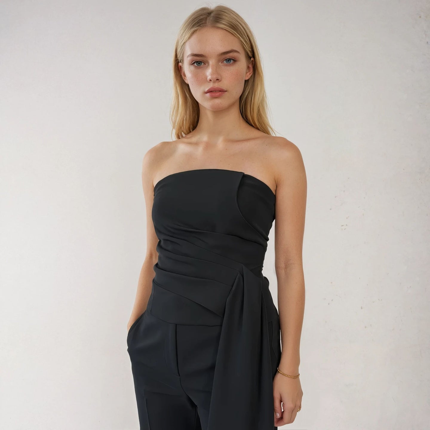 Sylvie Cascading Tube Top with Pants
