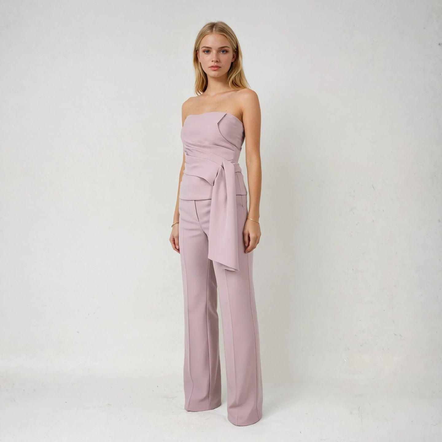 Sylvie Cascading Tube Top with Pants