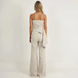 Sylvie Cascading Tube Top with Pants