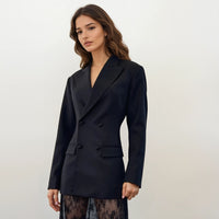 Elle Blazer and Lace Skirt