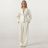 Celine Satin Blazer with Pants