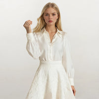 Clara Floral Long Sleeve and High Waisted Skirt