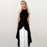 Victoria High Neck Sleeveless Top and Maxi Skirt