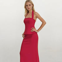 Camille Halter Neck Top and Skirt